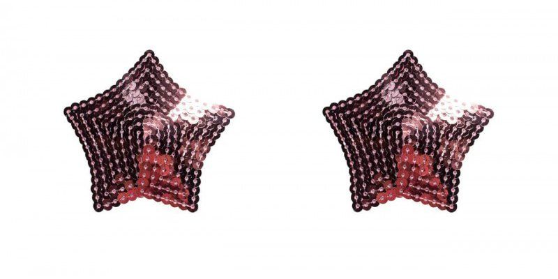 pezoneras estrellas rosa lentejuelas burlesque