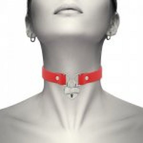 collar candado corazón