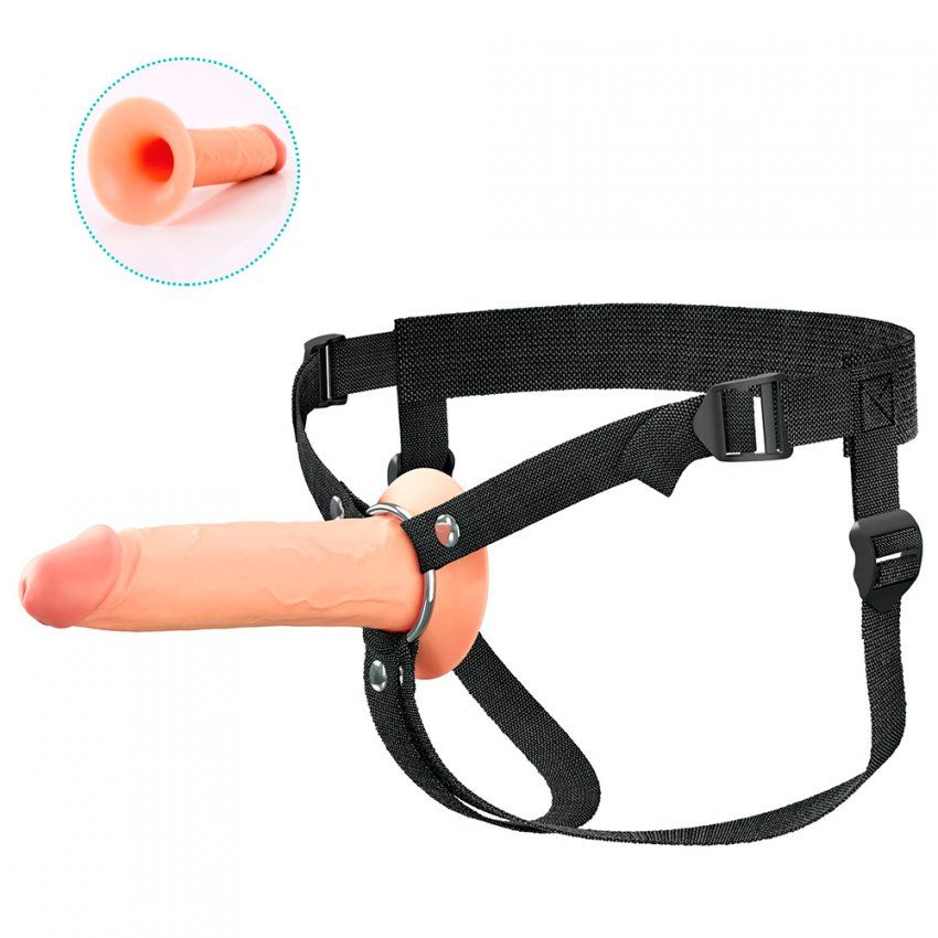 ARNÉS HUECO CON SILICONA DE DOBLE DENSIDAD