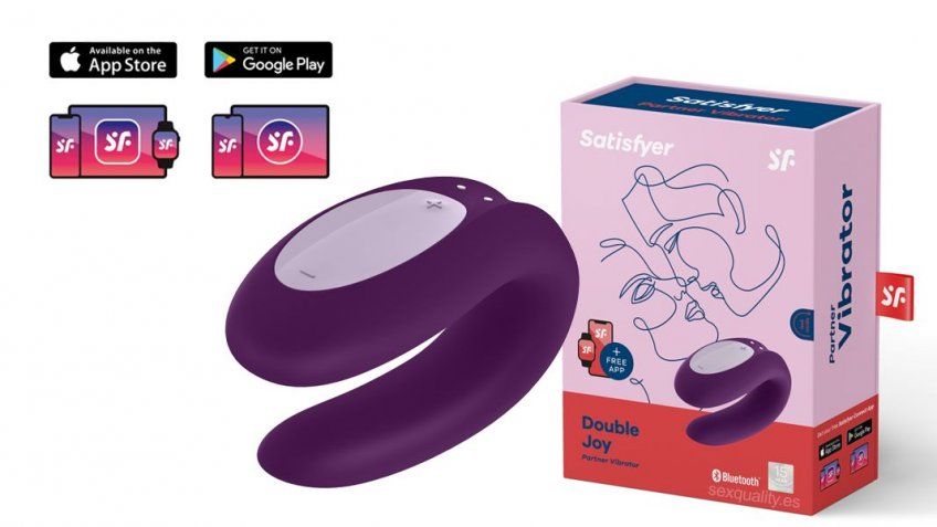 Satisfyer DOUBLE JOY, vibrador para parejas con APP