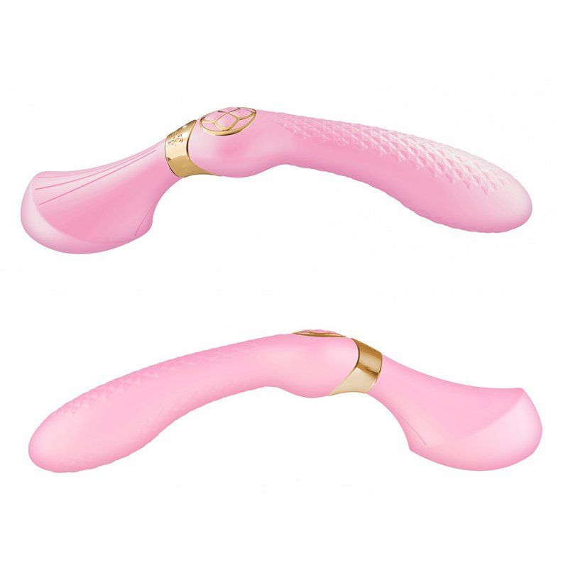 shunga vibrador masajeador zoe rosa (2)