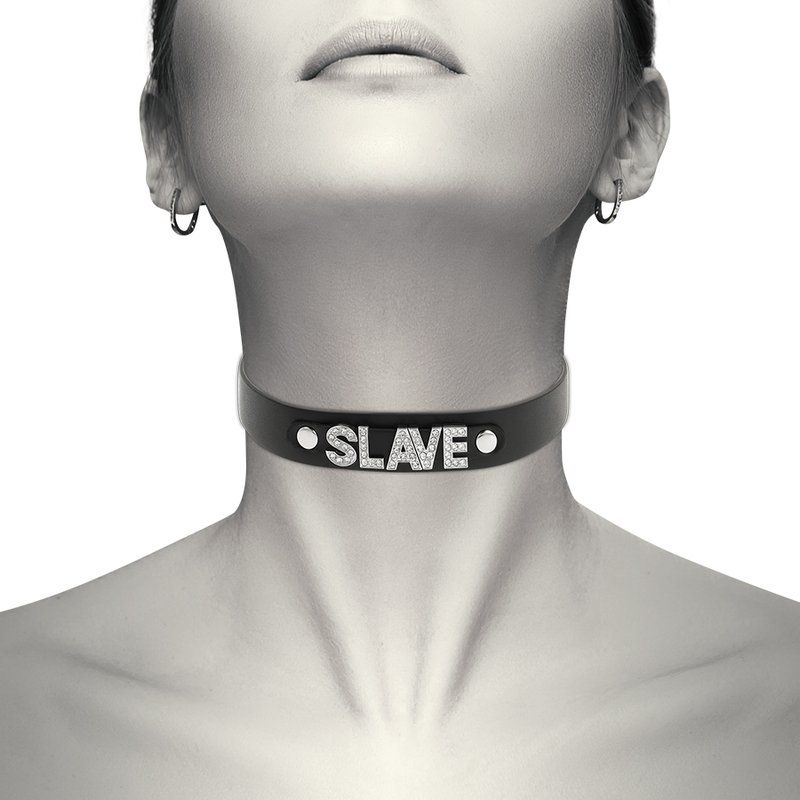 Gargantilla Slave, collar sumisa,