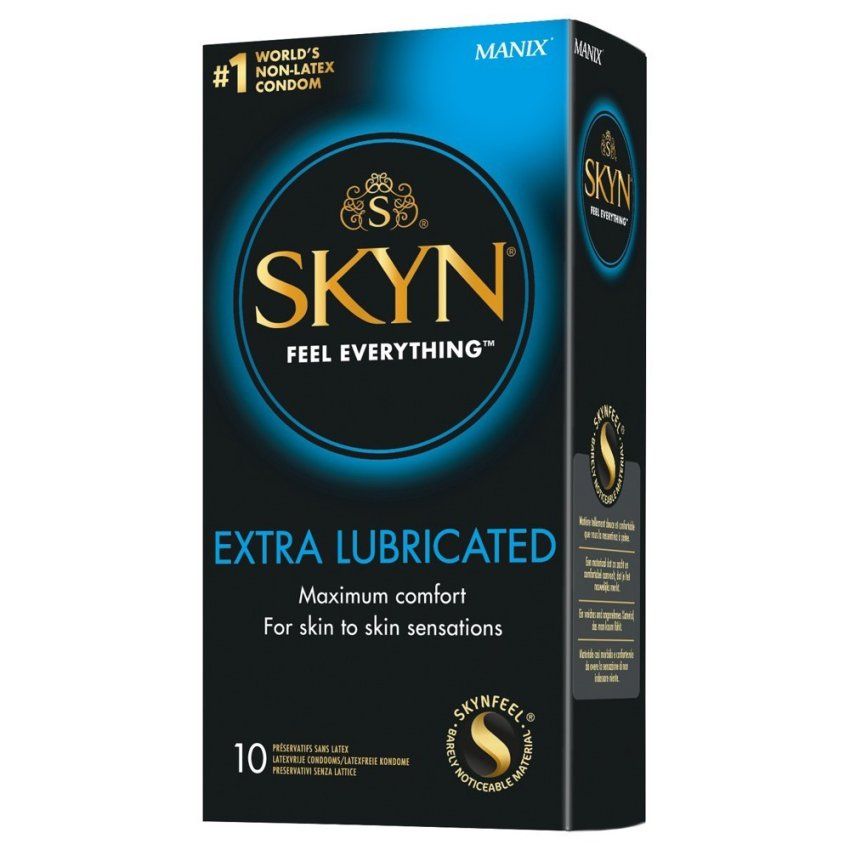 Preservativos sin lates y extra lubricados Skyn