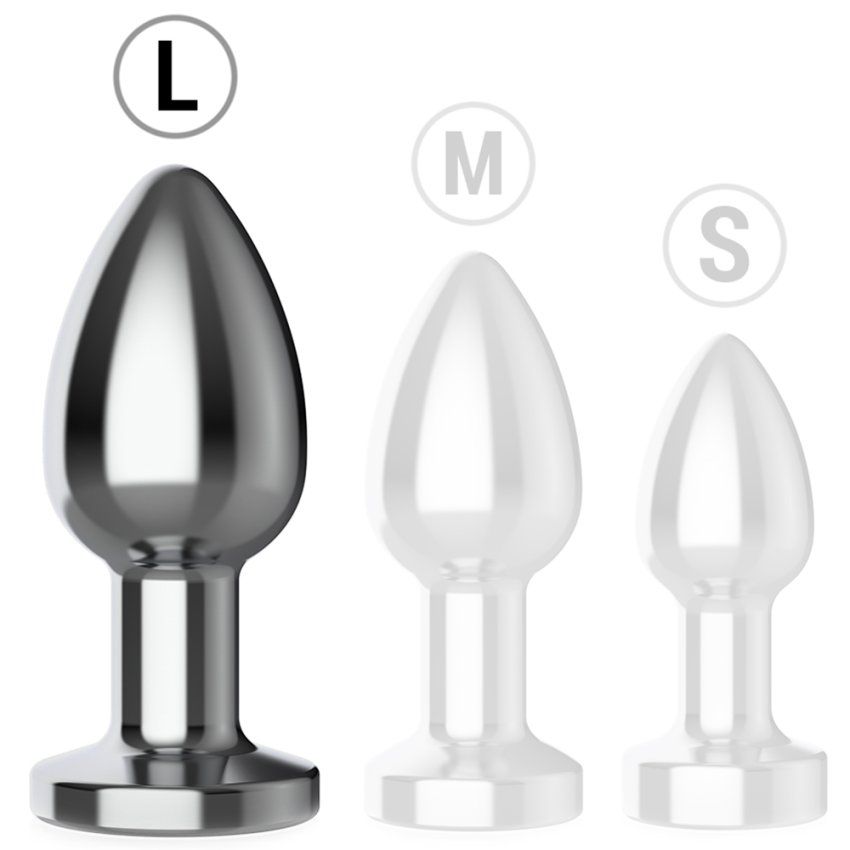 plug anal vibrador talla L