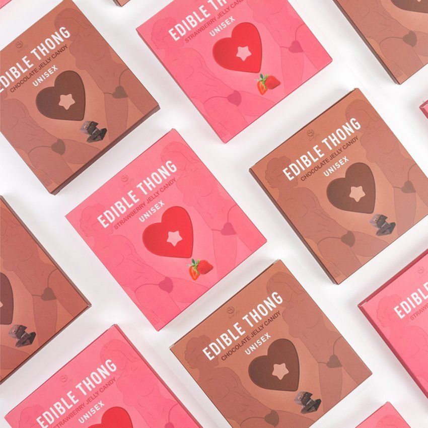 Tanga comestible chocolate