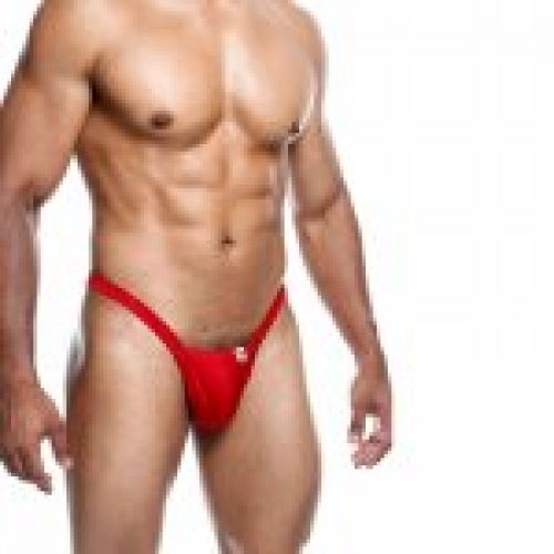 tanga hombre rojo