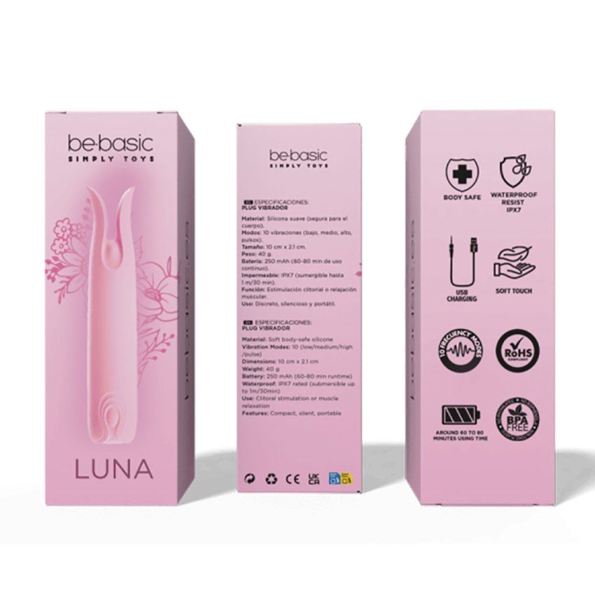 Mini Vibrador Recargable 10 modos