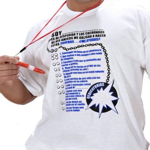 CAMISETA PRUEBAS CON BOLÍGRAFO EL
