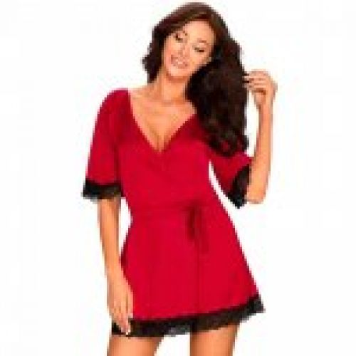 OBSESSIVE SENSUELIA PEIGNOIR ROJO (1)