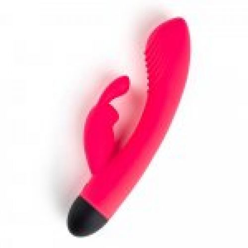 VIBRADOR CON ESTIMULADOR DE CLÍTORIS