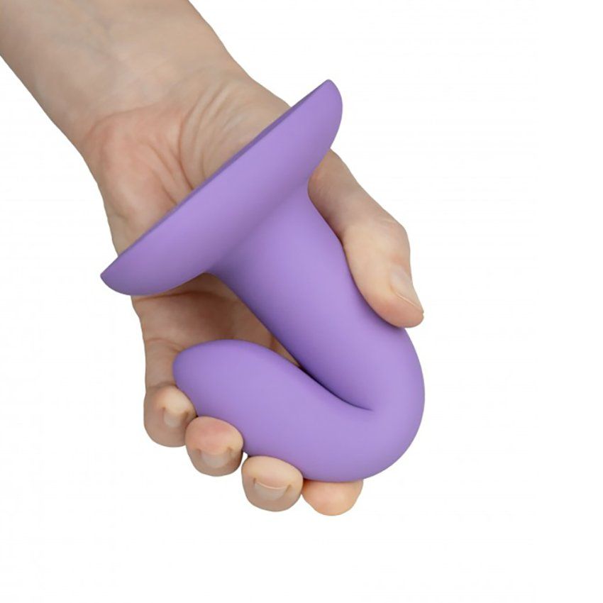 Dildo Flow Emotional Lila Silicona Liquida 13 x 2,9cm