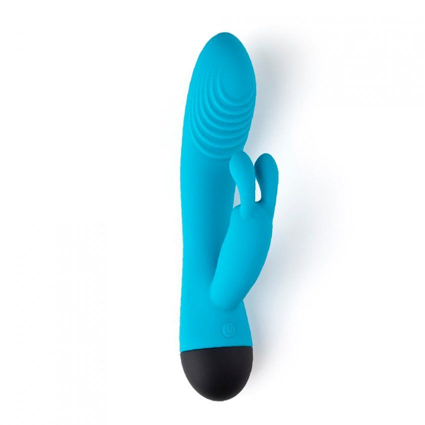 VIBRADOR CON ESTIMULADOR DE CLÍTORIS