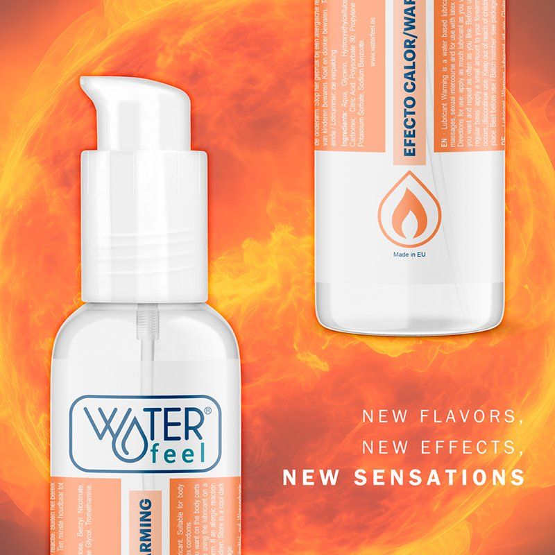 Lubricante Waterfeel Efecto calor