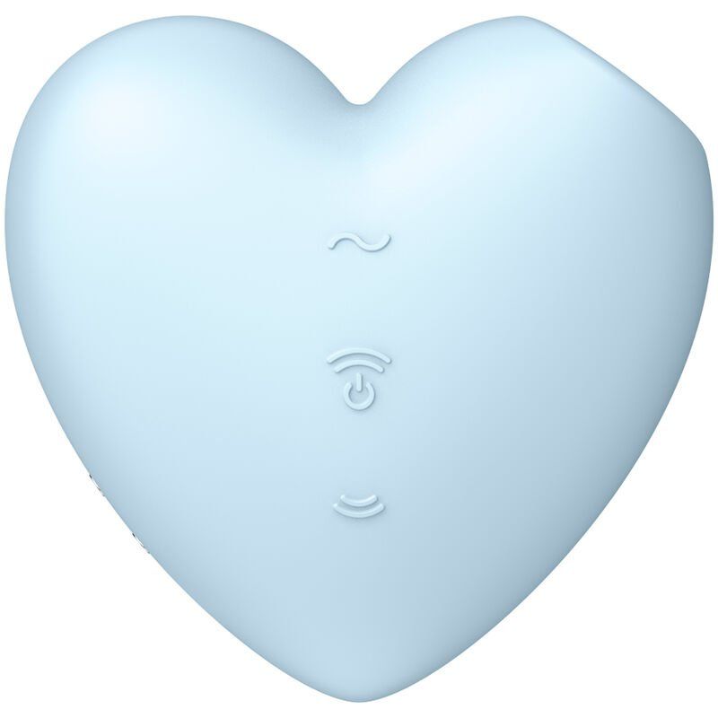 Succionador con vibración CUTIE HEART AZUL