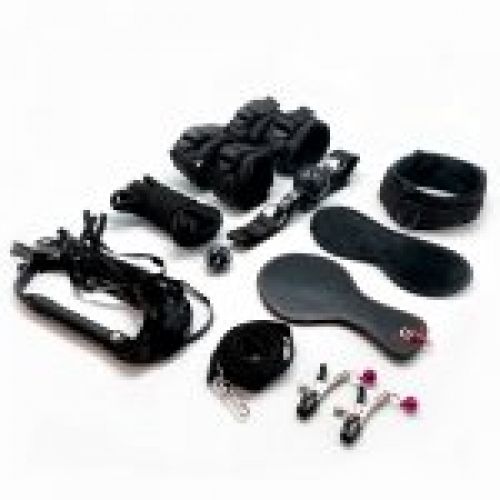 kit bdsm 10 piezas negro