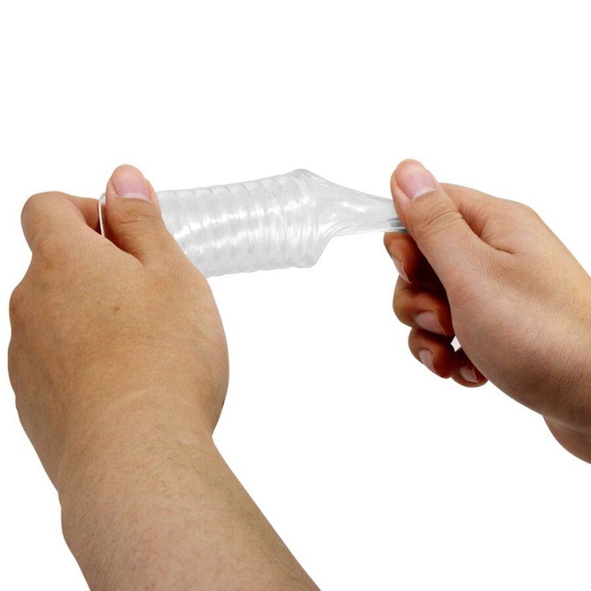 Funda estriada para el pene