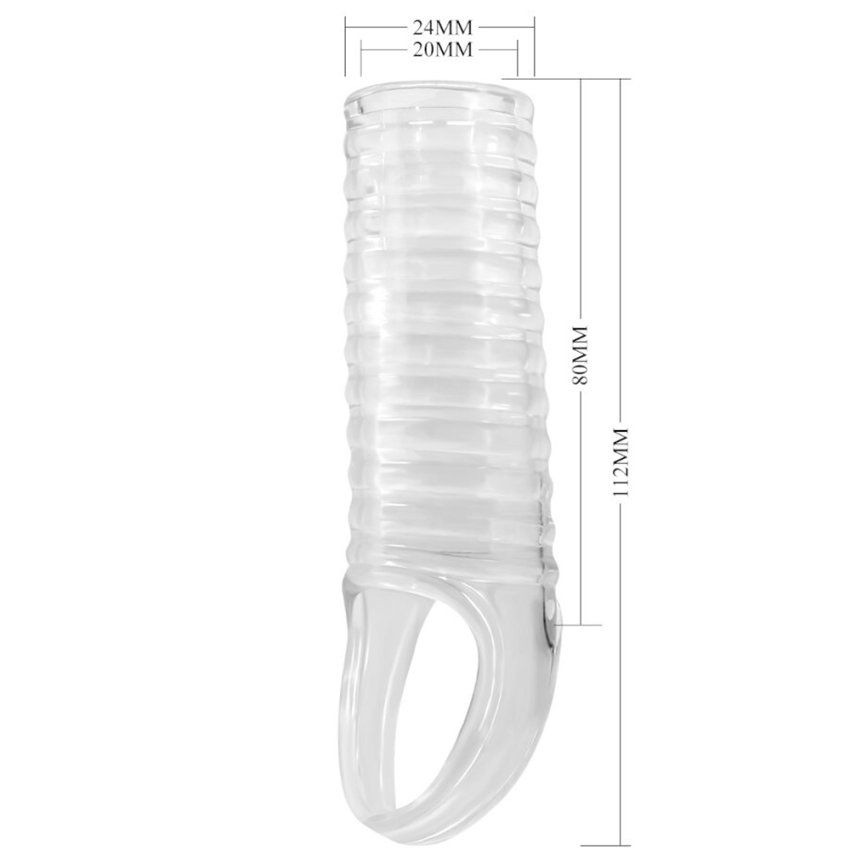 Funda estriada para el pene