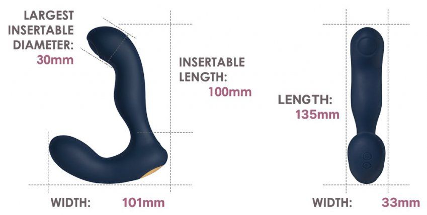VIBRADOR PROSTÁTICO SVAKOM IKER NEO