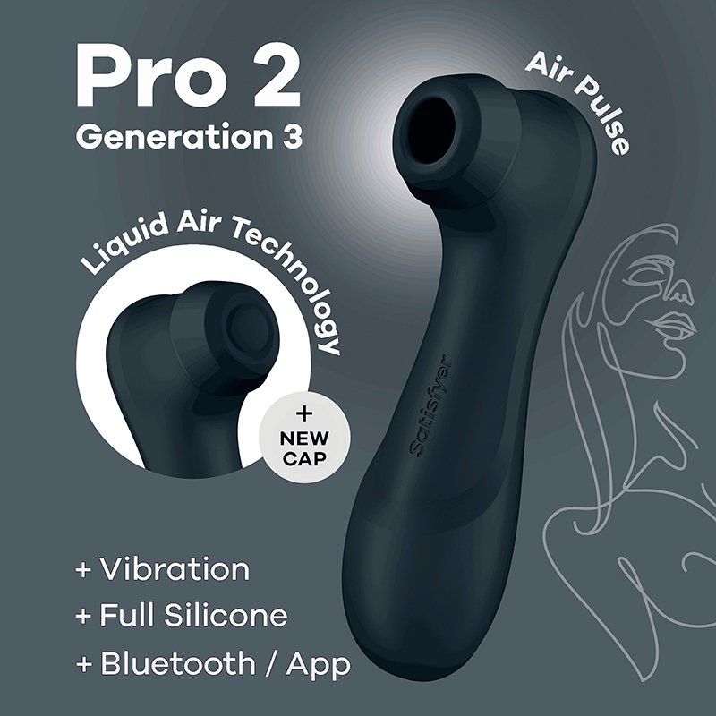 SATISFYER PRO 2 GENERATION 3 APP NEGRO