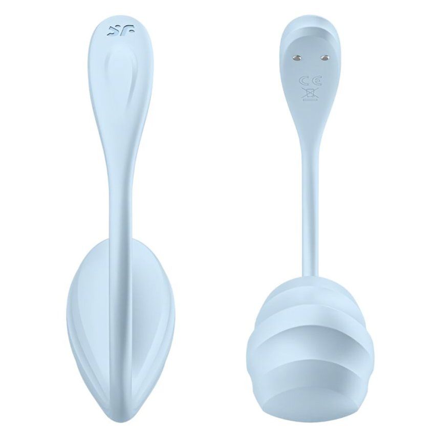 SATISFYER   SMOOTH PETAL ESTIMULADOR PUNTO G CELESTE APP GRATUITA