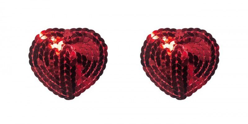 pezoneras corazon rojo lentejuelas burlesque