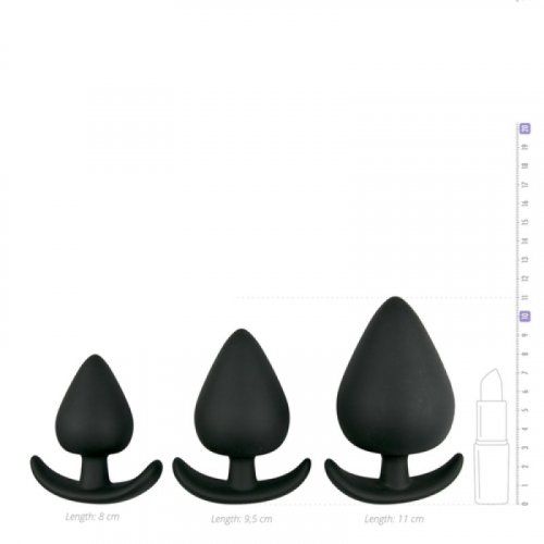 set de tres plug anales asturias