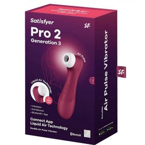 SATISFYER PRO 2 GENERATION 3 APP VINO de SEX QUALITY en OVIEDO, Asturias. Consulte nuestro catálogo