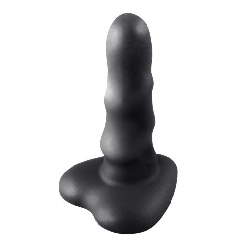 Dildo Mini Flow Unicorn Negro Silicona Líquida 12,5 x 3,5cm