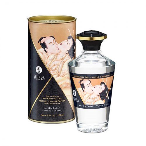 Aceite de masaje afrodisíaco comestible