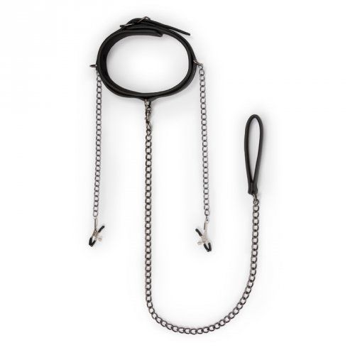 Collar con correa y pinzas