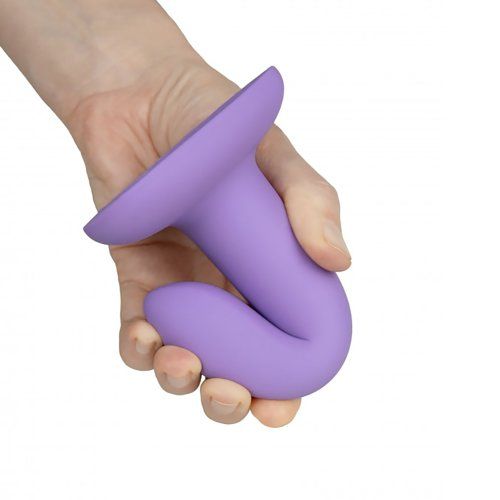 Dildo Flow Emotional Lila Silicona Liquida 13 x 2,9cm