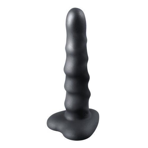 Dildo Flow Unicorn Negro Plus Silicona LÍquida 17,5 x 3,5cm