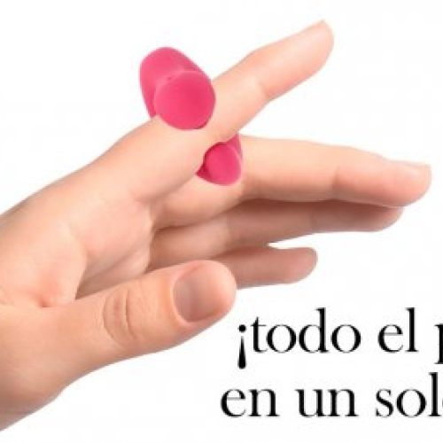 estimulador de bolsillo. dedal vibrador.