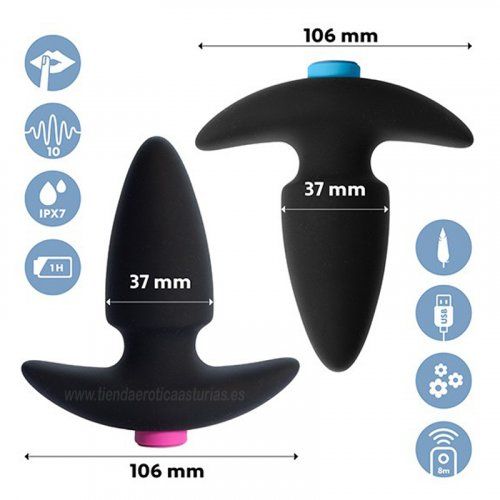 2 plug anal vibrador control remoto recargable oviedo asturias