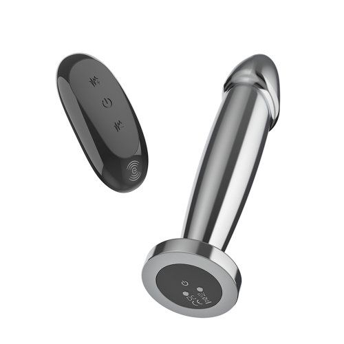 Plug metal forma de dildo