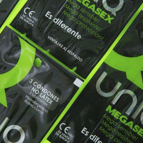 UNIQ MEGASEX Preservativos Extra Finos