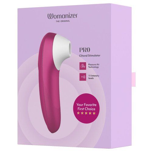 Succionador de clítoris WOMANIZER PRO VIBRANT PINK