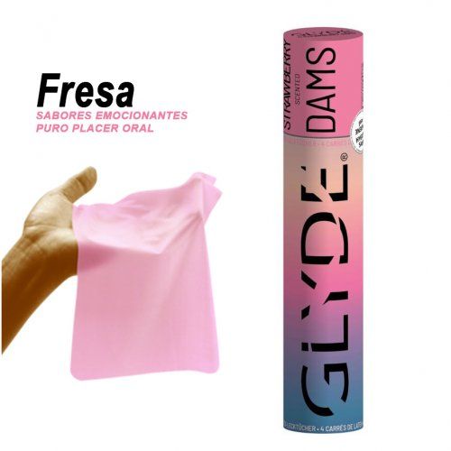 SHEER GLYDE DAMS LAMINAS LATEX SEXO ORAL