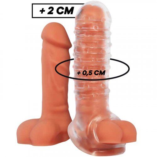 funda para el pene estriada