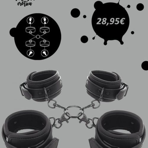 kit BDSM manos y tobillos