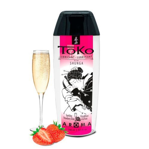 Lubricante TOKO sabor Fresas y Champagne Lubricante TOKO sabor Fresas y Champagne