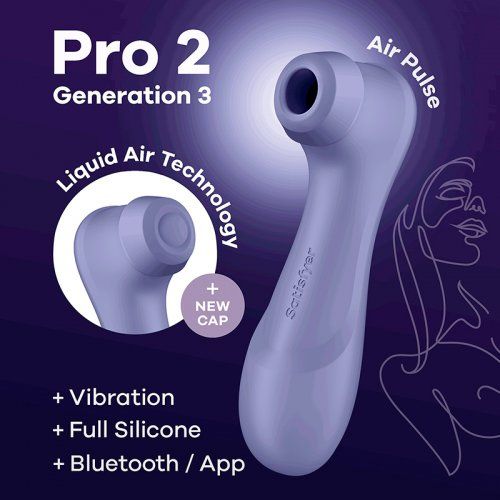 SATISFYER PRO 2 GENERATION 3 APP LILA