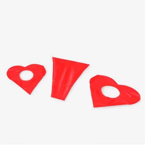 láminas tanga y cubre pezones comestibles