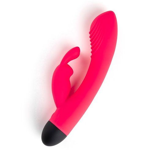 VIBRADOR CON ESTIMULADOR DE CLÍTORIS