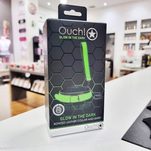 collar fluorescente ouch!