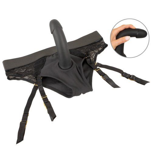 BRAGUITA ARNÉS CON DILDO Y LIGUERO