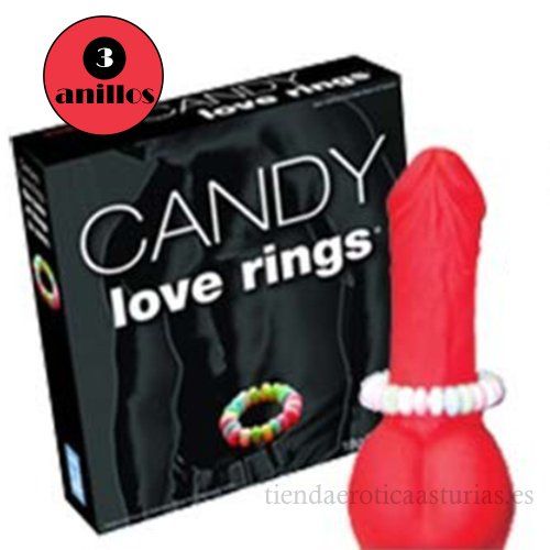 anillas pene caramelo