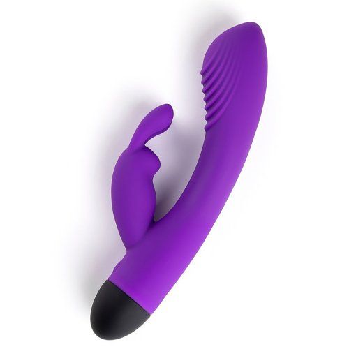 VIBRADOR CON ESTIMULADOR DE CLÍTORIS