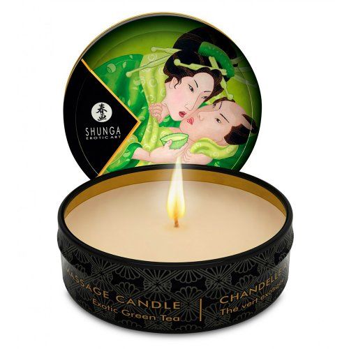 Vela de masaje Té Verde Shunga Vela de masaje Té Verde Shunga