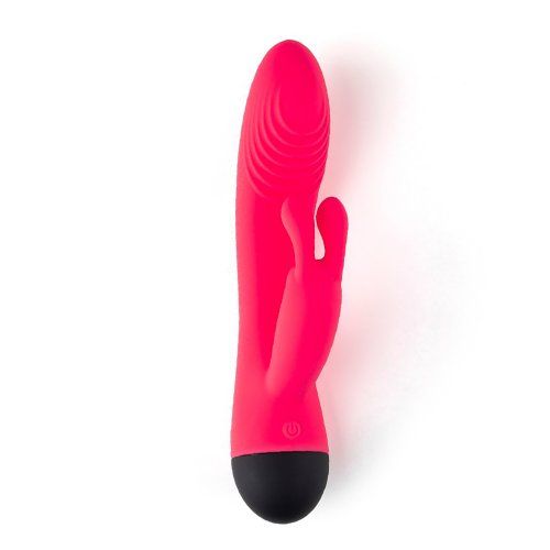 VIBRADOR CON ESTIMULADOR DE CLÍTORIS